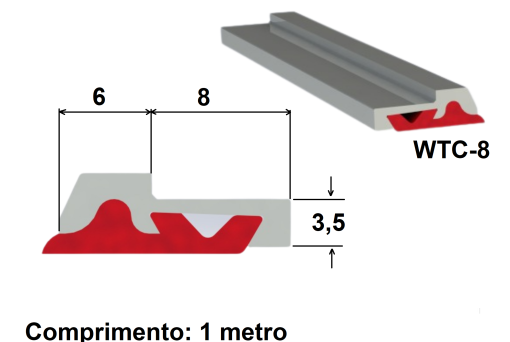 Raspadores de barramento Série WTC otimizando a limpeza de componentes industriais.