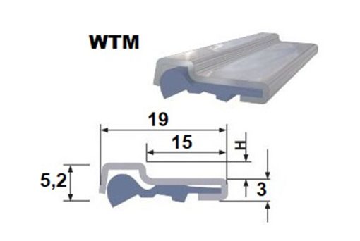 Raspadores de barramento Série WTM aplicados em equipamentos de alta precisão.